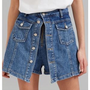 Vintage SKORT denim button up 💖💖